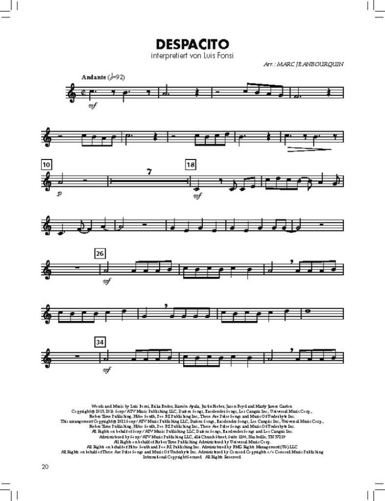 BläserKlasse Chart-Hits - Klarinette in B