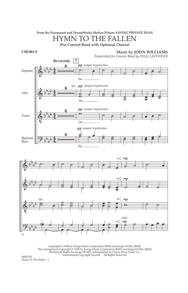 Hymn to the Fallen (from Saving Private Ryan)